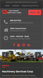 Mobile Screenshot of machineryservices.com